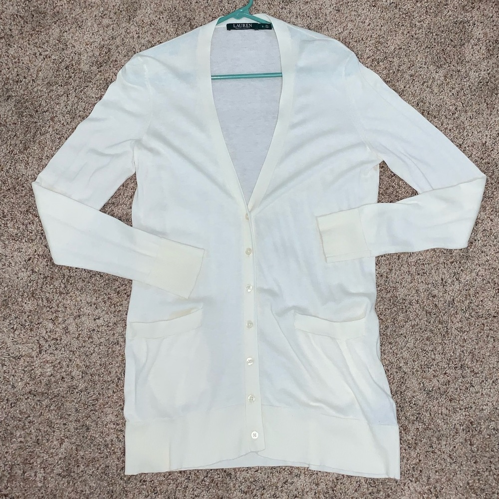 LAUREN- Ralph Lauren Button Up Cardigan